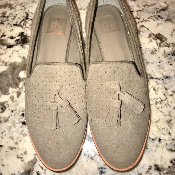 Dolce Vita women’s loafers size 8.5 grey tassels - Picture 1 of 5